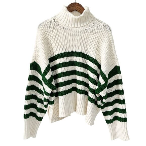 Madewell Wide Rib Turtleneck Sweater NWT Size XXL N0064 - Picture 3 of 12